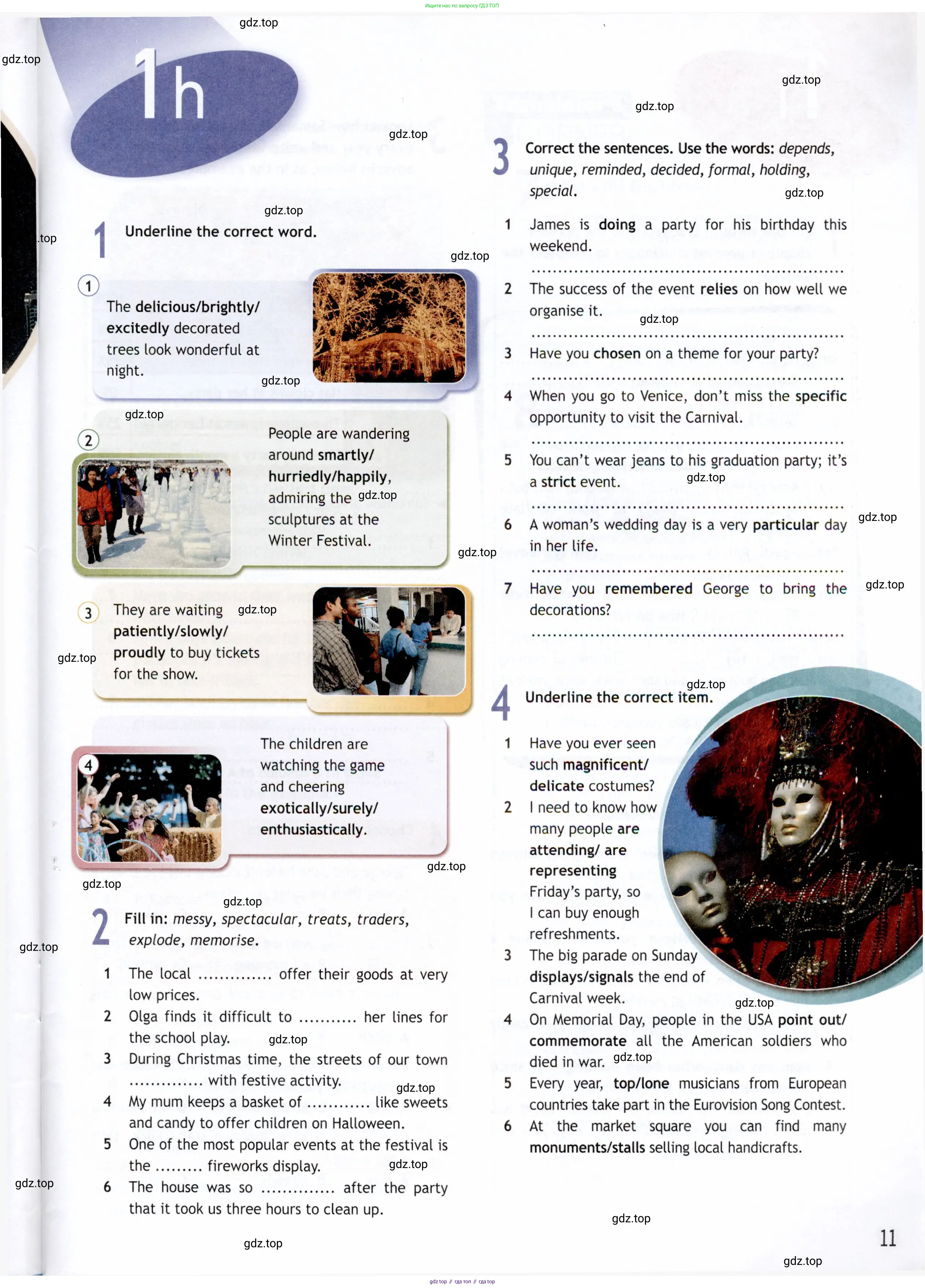 Английский язык (english), 9 класс Рабочая тетрадь (workbook), авторы: Ваулина Юлия Евгеньевна (Vaulina Julia), Дули Дженни (Dooley Jenny), Подоляко Ольга Евгеньевна (Podolyako Olga), Эванс Вирджиния (Evans Virginia), издательство Просвещение, Москва, 2024, страница 11