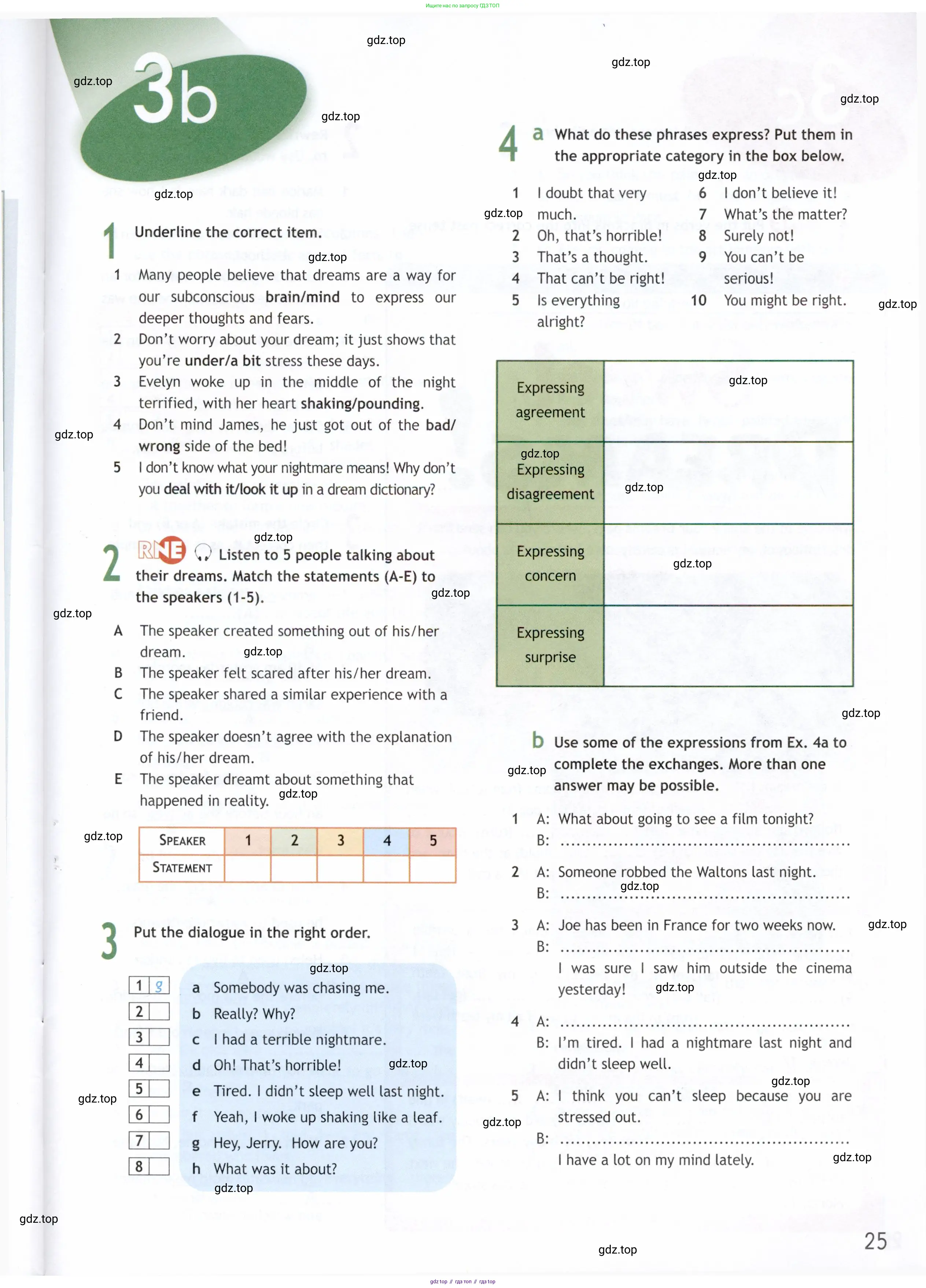 Английский язык (english), 9 класс Рабочая тетрадь (workbook), авторы: Ваулина Юлия Евгеньевна (Vaulina Julia), Дули Дженни (Dooley Jenny), Подоляко Ольга Евгеньевна (Podolyako Olga), Эванс Вирджиния (Evans Virginia), издательство Просвещение, Москва, 2024, страница 25