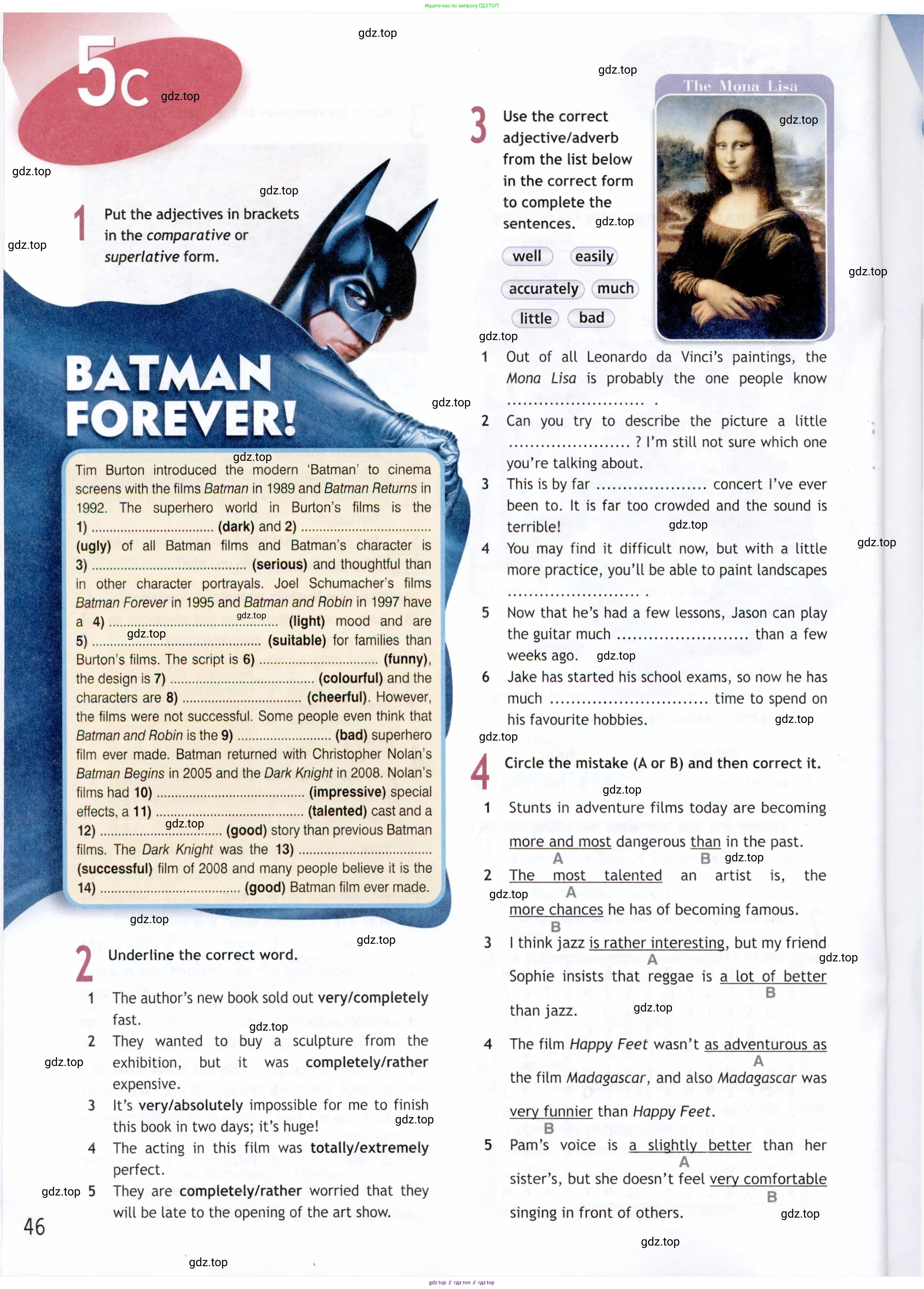 Английский язык (english), 9 класс Рабочая тетрадь (workbook), авторы: Ваулина Юлия Евгеньевна (Vaulina Julia), Дули Дженни (Dooley Jenny), Подоляко Ольга Евгеньевна (Podolyako Olga), Эванс Вирджиния (Evans Virginia), издательство Просвещение, Москва, 2024, страница 46