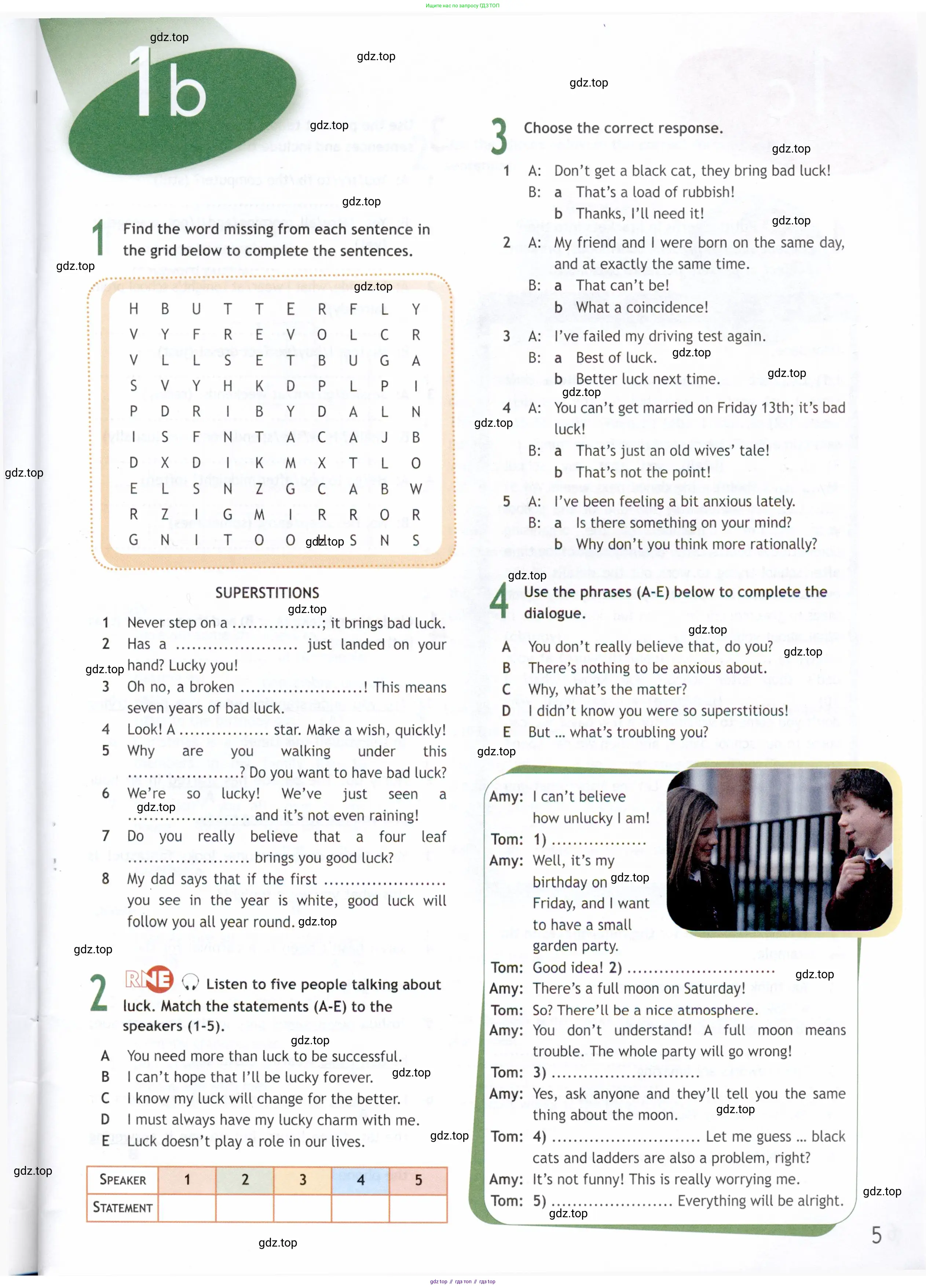 Английский язык (english), 9 класс Рабочая тетрадь (workbook), авторы: Ваулина Юлия Евгеньевна (Vaulina Julia), Дули Дженни (Dooley Jenny), Подоляко Ольга Евгеньевна (Podolyako Olga), Эванс Вирджиния (Evans Virginia), издательство Просвещение, Москва, 2024, страница 5