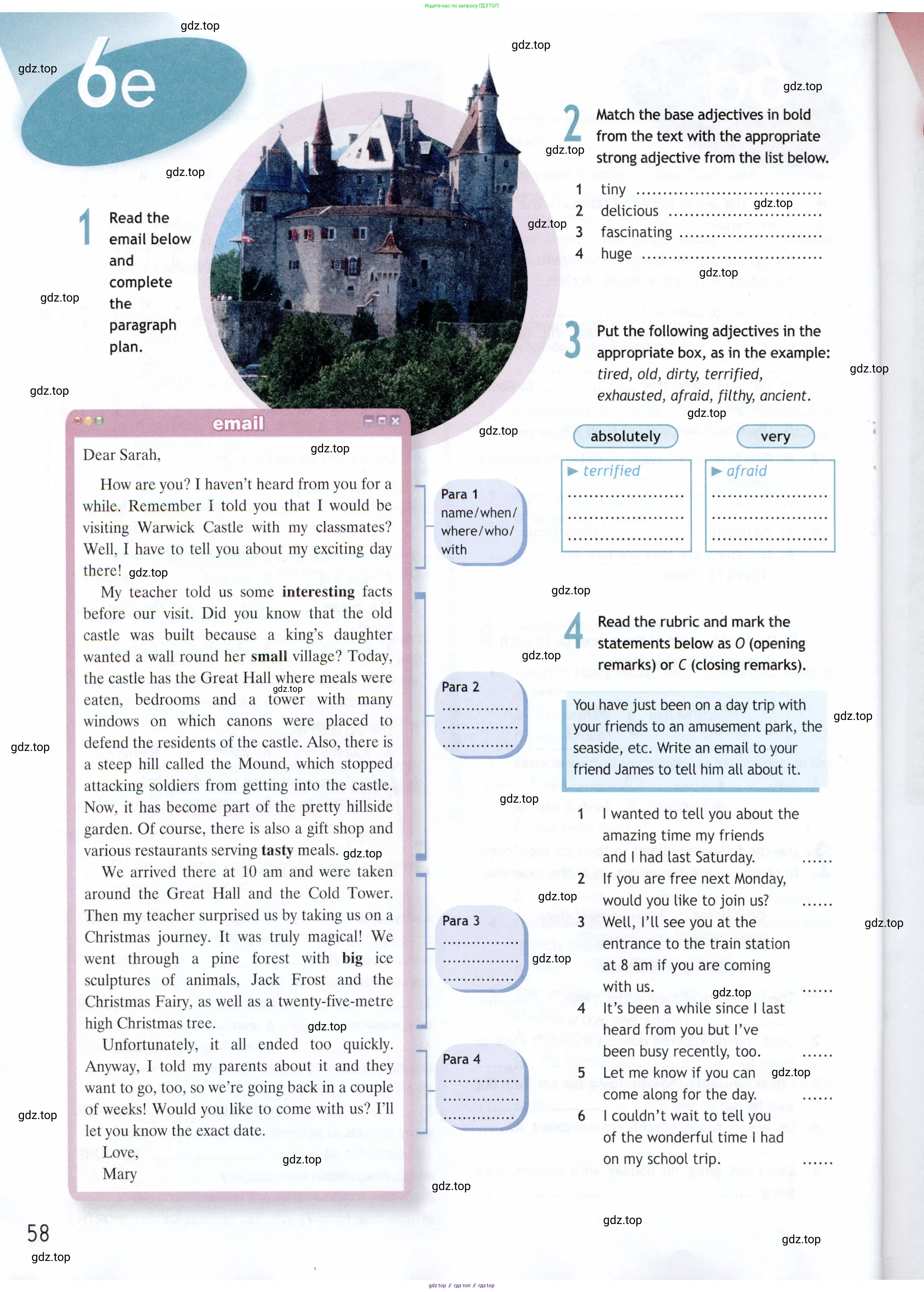 Английский язык (english), 9 класс Рабочая тетрадь (workbook), авторы: Ваулина Юлия Евгеньевна (Vaulina Julia), Дули Дженни (Dooley Jenny), Подоляко Ольга Евгеньевна (Podolyako Olga), Эванс Вирджиния (Evans Virginia), издательство Просвещение, Москва, 2024, страница 58