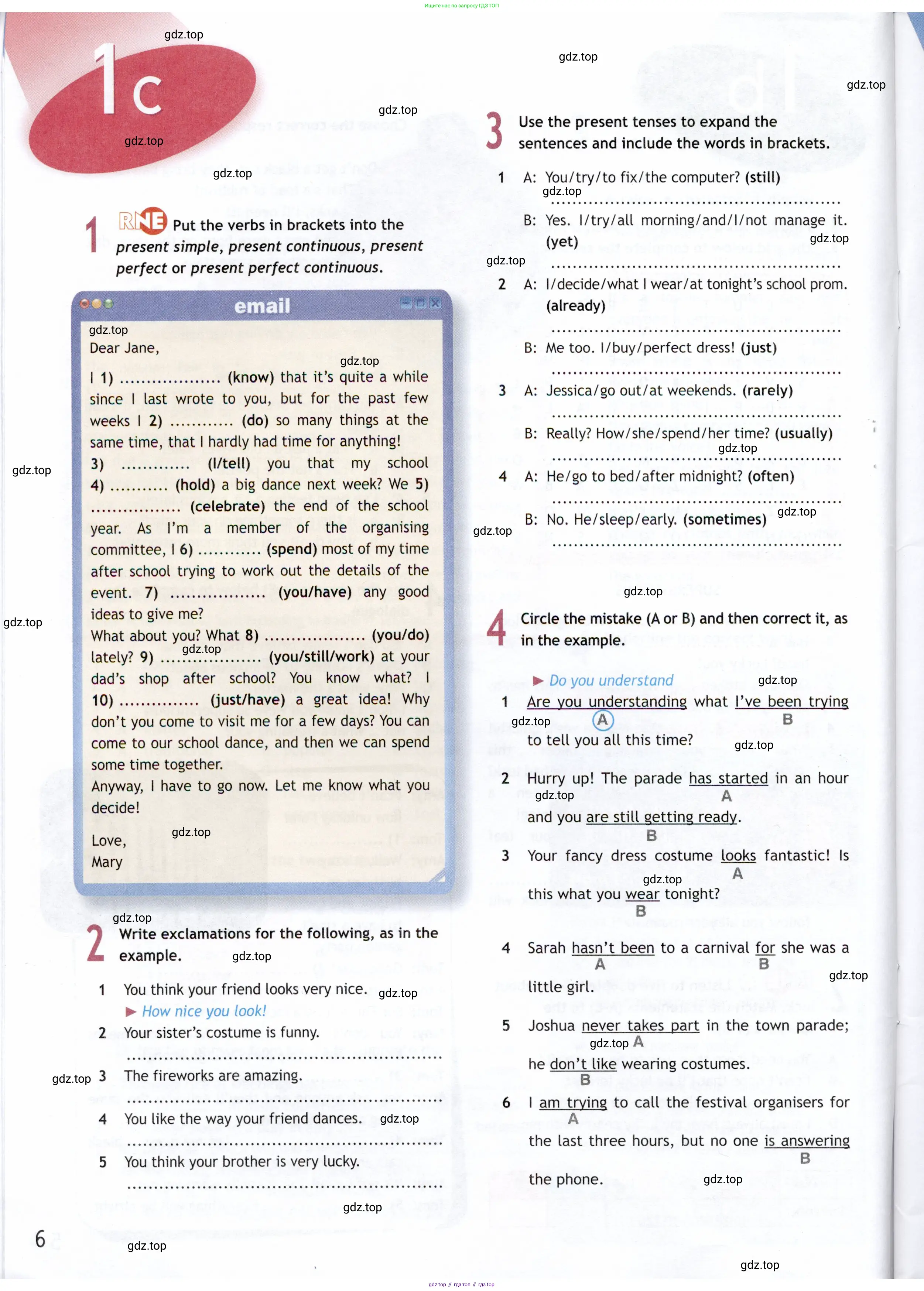 Английский язык (english), 9 класс Рабочая тетрадь (workbook), авторы: Ваулина Юлия Евгеньевна (Vaulina Julia), Дули Дженни (Dooley Jenny), Подоляко Ольга Евгеньевна (Podolyako Olga), Эванс Вирджиния (Evans Virginia), издательство Просвещение, Москва, 2024, страница 6