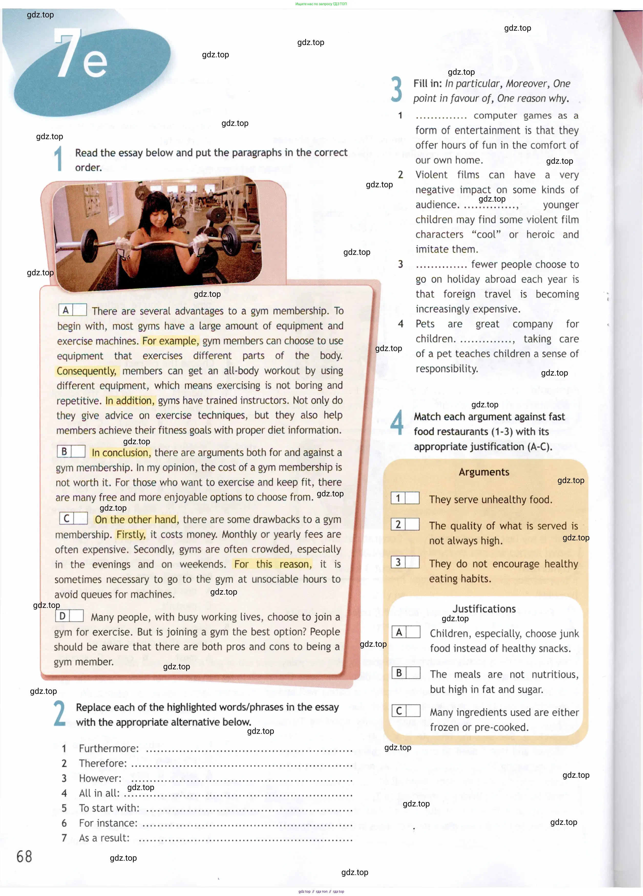 Английский язык (english), 9 класс Рабочая тетрадь (workbook), авторы: Ваулина Юлия Евгеньевна (Vaulina Julia), Дули Дженни (Dooley Jenny), Подоляко Ольга Евгеньевна (Podolyako Olga), Эванс Вирджиния (Evans Virginia), издательство Просвещение, Москва, 2024, страница 68