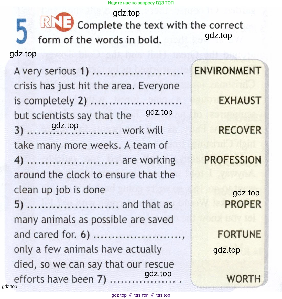 Английский язык (english), 9 класс Рабочая тетрадь (workbook), авторы: Ваулина Юлия Евгеньевна (Vaulina Julia), Дули Дженни (Dooley Jenny), Подоляко Ольга Евгеньевна (Podolyako Olga), Эванс Вирджиния (Evans Virginia), издательство Просвещение, Москва, 2024, страница 57, номер 5, Условие 2019-2023