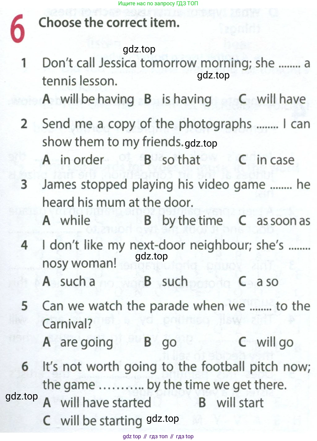 Английский язык (english), 9 класс Рабочая тетрадь (workbook), авторы: Ваулина Юлия Евгеньевна (Vaulina Julia), Дули Дженни (Dooley Jenny), Подоляко Ольга Евгеньевна (Podolyako Olga), Эванс Вирджиния (Evans Virginia), издательство Просвещение, Москва, 2024, страница 43, номер 6, Условие 2024