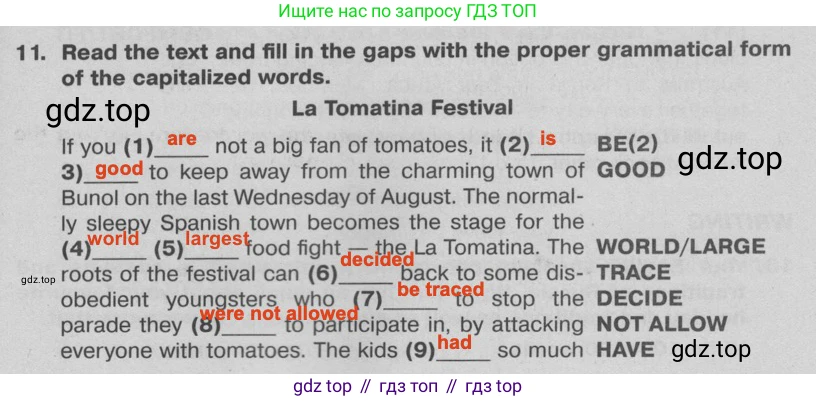 Английский язык (english), 9 класс Тренировочные упражнения в формате ОГЭ (ГИА), авторы: Ваулина Юлия Евгеньевна (Vaulina Julia), Подоляко Ольга Евгеньевна (Podolyako Olga), издательство Просвещение, Москва, 2015, страница 17, номер 11, Решение 2 (2024-2027)
