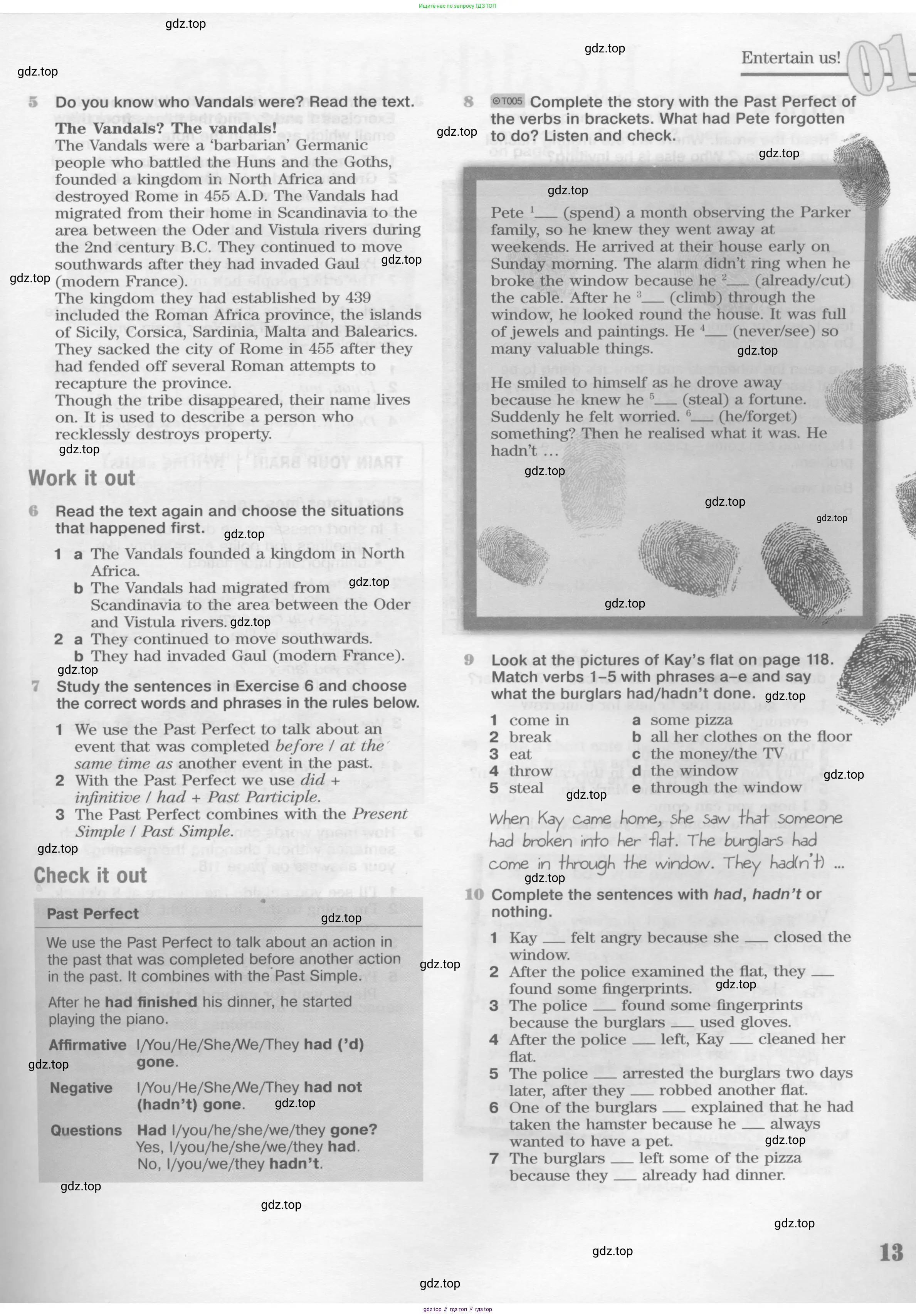 Английский язык (english), 9 класс Учебник (Student's book), авторы: Вербицкая Мария Валерьевна (Verbitskaya Maria), Маккинли Стюарт (McKinlay Stuart), Хастингс Боб (Hastings Bob), Миндрул Ольга Сергеевна (Mindrul Olga), Твердохлебова Ирина Петровна (Tverdohlebova Irina), издательство Просвещение, Москва, 2016, страница 13