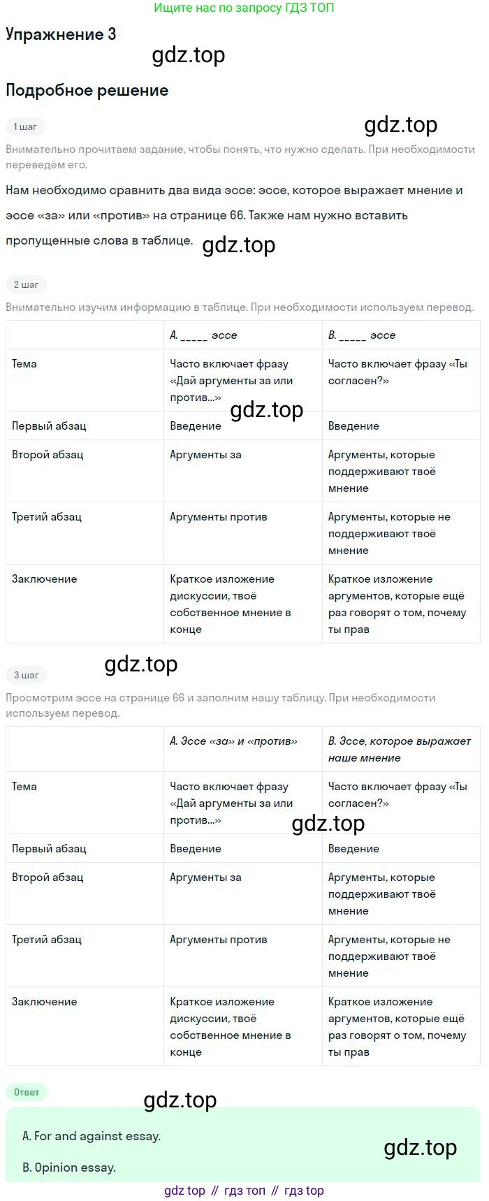 ГДЗ Английский язык (english), 9 класс Учебник (Student's book), авторы: Вербицкая Мария Валерьевна (Verbitskaya Maria), Маккинли Стюарт (McKinlay Stuart), Хастингс Боб (Hastings Bob), Миндрул Ольга Сергеевна (Mindrul Olga), Твердохлебова Ирина Петровна (Tverdohlebova Irina), издательство Просвещение, Москва, 2016, страница 85, номер 3, Решение