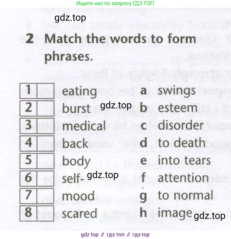 Английский язык (english), 10 класс Лексический практикум (vocabulary practice), авторы: Баранова Ксения Михайловна (Baranova Ksenia), Дули Дженни (Dooley Jenny), Копылова Виктория Викторовна (Kopylova Victoria), Мильруд Радислав Петрович (Millrood Radislav), Эванс Вирджиния (Evans Virginia), издательство Просвещение, Москва, 2019, серого цвета, страница 8, номер 2, Условие
