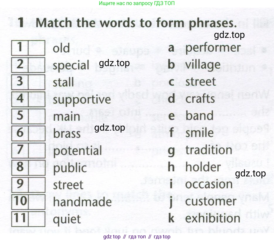 Английский язык (english), 10 класс Лексический практикум (vocabulary practice), авторы: Баранова Ксения Михайловна (Baranova Ksenia), Дули Дженни (Dooley Jenny), Копылова Виктория Викторовна (Kopylova Victoria), Мильруд Радислав Петрович (Millrood Radislav), Эванс Вирджиния (Evans Virginia), издательство Просвещение, Москва, 2019, серого цвета, страница 14, номер 1, Условие