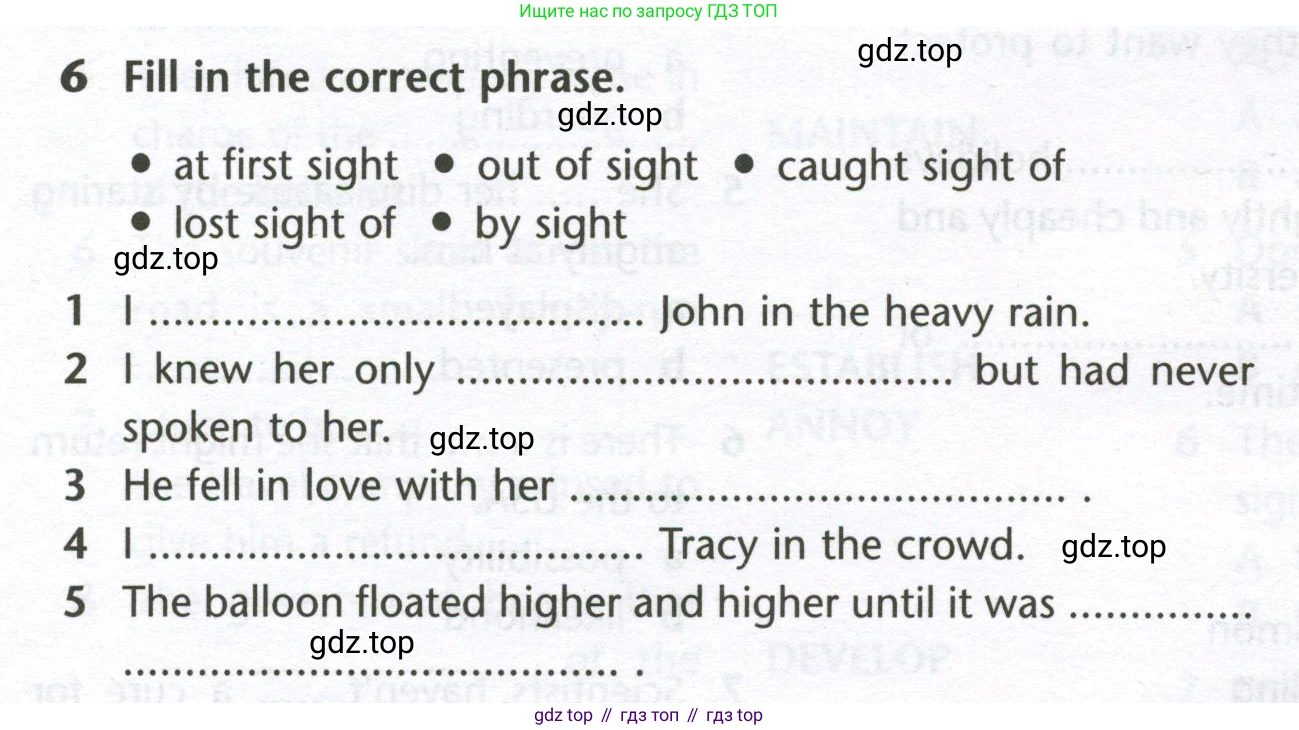 Английский язык (english), 10 класс Лексический практикум (vocabulary practice), авторы: Баранова Ксения Михайловна (Baranova Ksenia), Дули Дженни (Dooley Jenny), Копылова Виктория Викторовна (Kopylova Victoria), Мильруд Радислав Петрович (Millrood Radislav), Эванс Вирджиния (Evans Virginia), издательство Просвещение, Москва, 2019, серого цвета, страница 15, номер 6, Условие