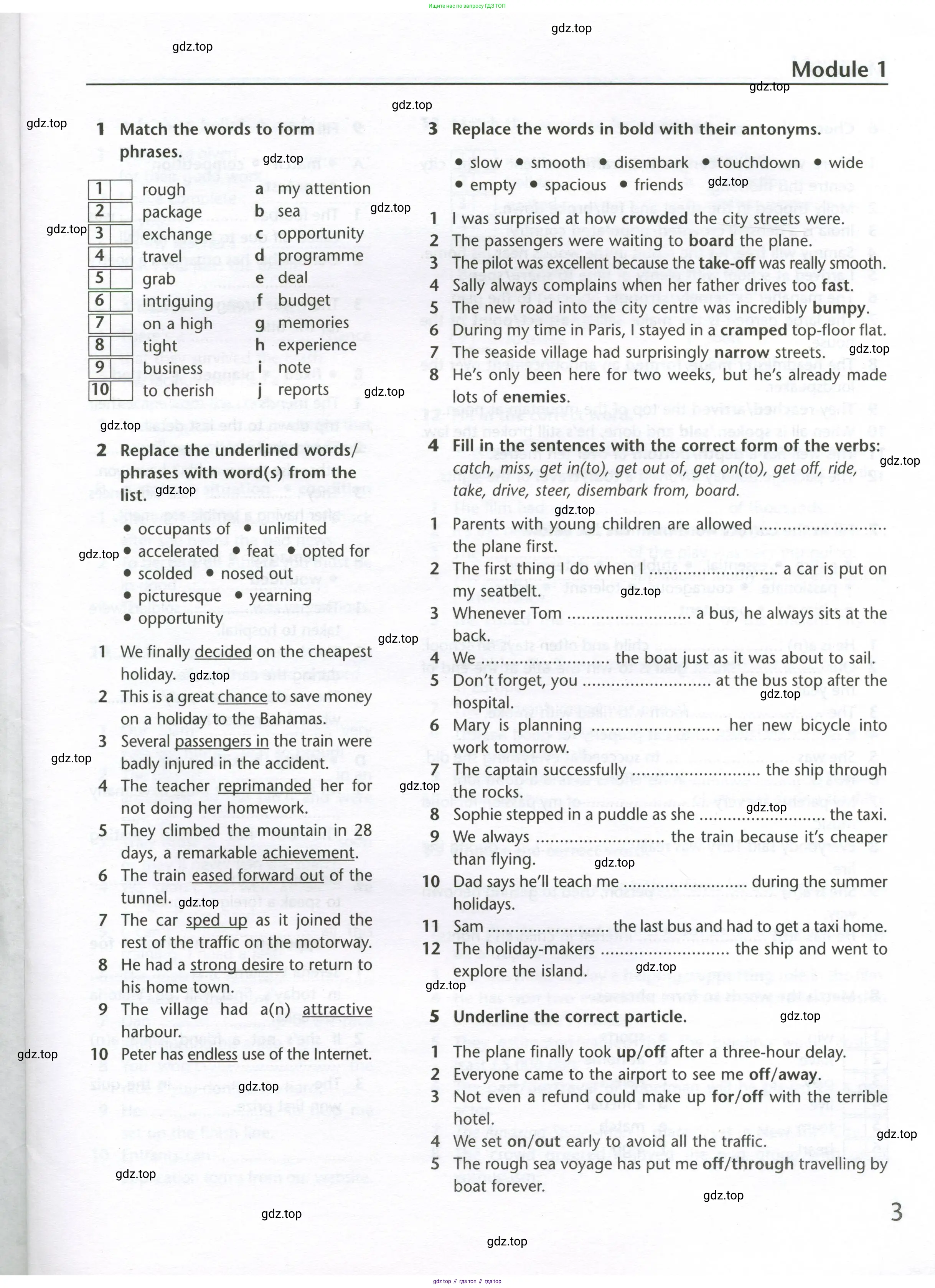 Английский язык (english), 10 класс Лексический практикум (vocabulary practice), авторы: Баранова Ксения Михайловна (Baranova Ksenia), Дули Дженни (Dooley Jenny), Копылова Виктория Викторовна (Kopylova Victoria), Мильруд Радислав Петрович (Millrood Radislav), Эванс Вирджиния (Evans Virginia), издательство Просвещение, Москва, 2019, серого цвета, страница 3