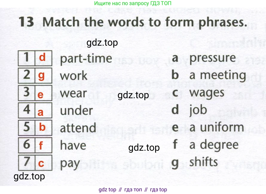 Английский язык (english), 10 класс Лексический практикум (vocabulary practice), авторы: Баранова Ксения Михайловна (Baranova Ksenia), Дули Дженни (Dooley Jenny), Копылова Виктория Викторовна (Kopylova Victoria), Мильруд Радислав Петрович (Millrood Radislav), Эванс Вирджиния (Evans Virginia), издательство Просвещение, Москва, 2019, серого цвета, страница 11, номер 13, Решение 2