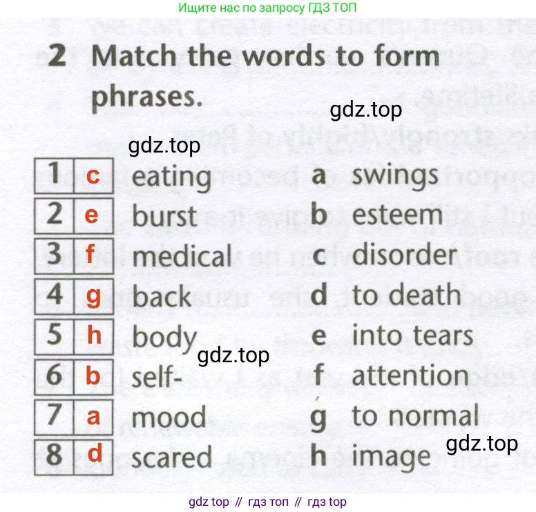 Английский язык (english), 10 класс Лексический практикум (vocabulary practice), авторы: Баранова Ксения Михайловна (Baranova Ksenia), Дули Дженни (Dooley Jenny), Копылова Виктория Викторовна (Kopylova Victoria), Мильруд Радислав Петрович (Millrood Radislav), Эванс Вирджиния (Evans Virginia), издательство Просвещение, Москва, 2019, серого цвета, страница 8, номер 2, Решение 2