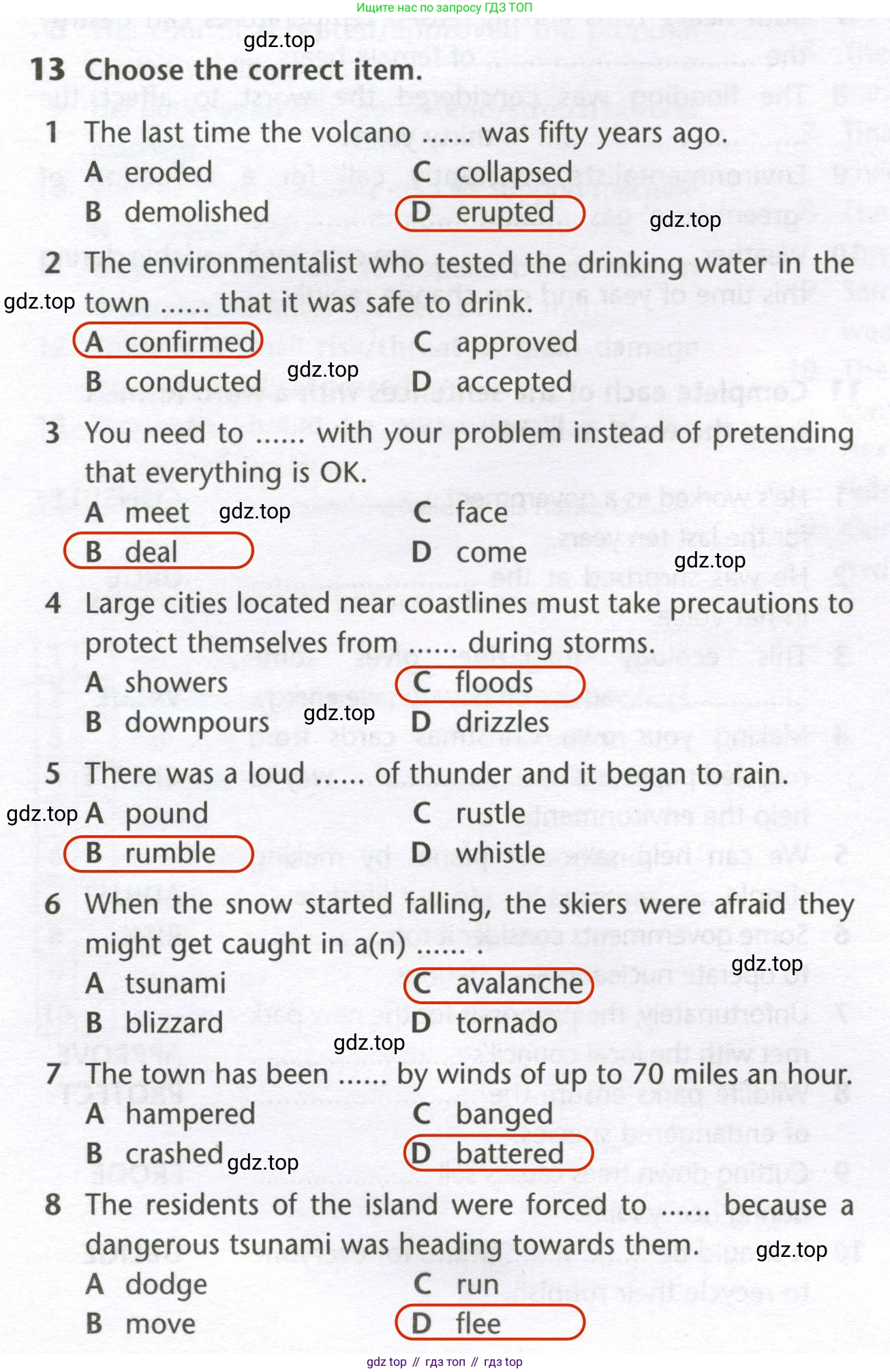 Английский язык (english), 10 класс Лексический практикум (vocabulary practice), авторы: Баранова Ксения Михайловна (Baranova Ksenia), Дули Дженни (Dooley Jenny), Копылова Виктория Викторовна (Kopylova Victoria), Мильруд Радислав Петрович (Millrood Radislav), Эванс Вирджиния (Evans Virginia), издательство Просвещение, Москва, 2019, серого цвета, страница 22, номер 13, Решение 2