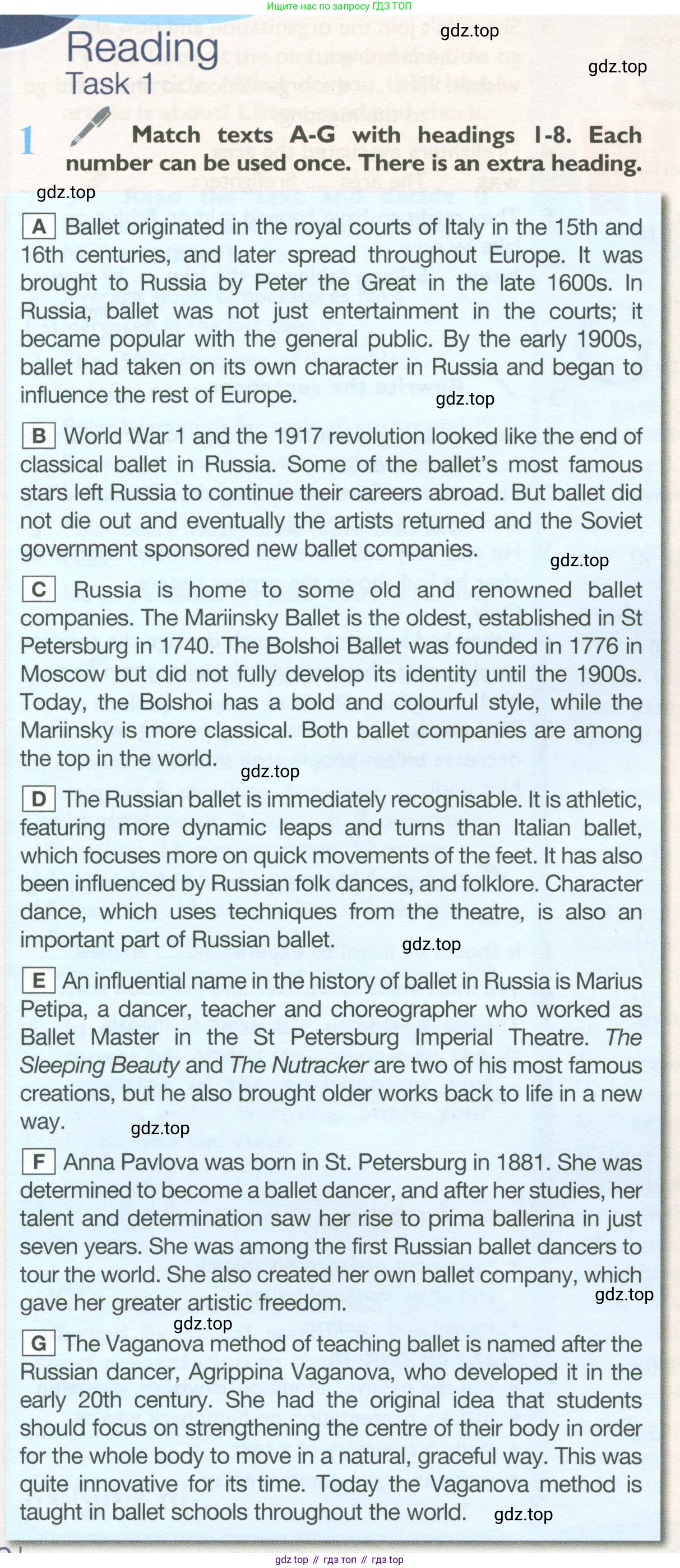ГДЗ Английский язык (english), 10 класс Учебник (Student's book), авторы: Баранова Ксения Михайловна (Baranova Ksenia), Дули Дженни (Dooley Jenny), Копылова Виктория Викторовна (Kopylova Victoria), Мильруд Радислав Петрович (Millrood Radislav), Эванс Вирджиния (Evans Virginia), издательство Просвещение, Москва, 2019, белого цвета, страница 126, номер 1, Условие