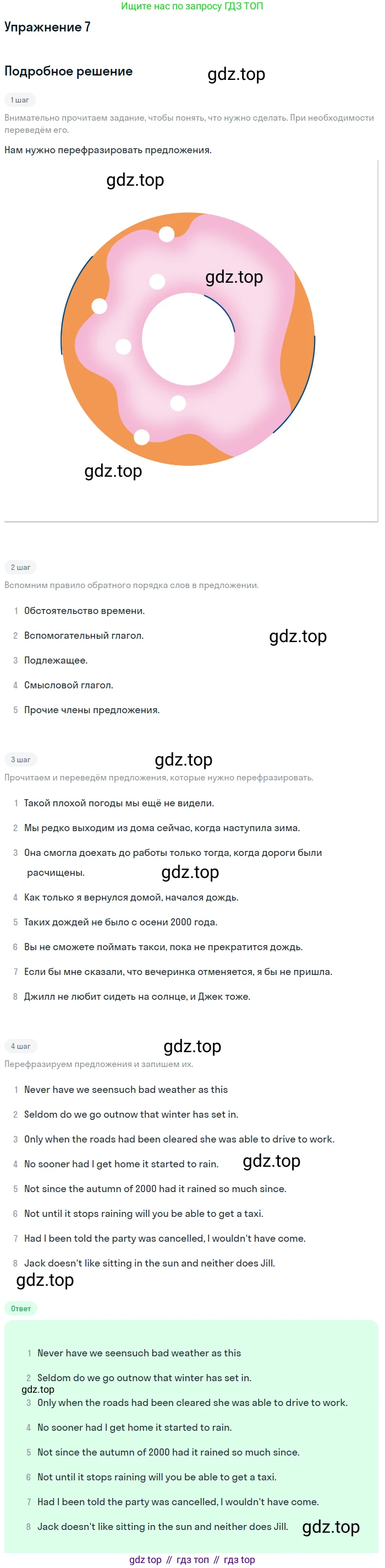 ГДЗ Английский язык (english), 10 класс Учебник (Student's book), авторы: Баранова Ксения Михайловна (Baranova Ksenia), Дули Дженни (Dooley Jenny), Копылова Виктория Викторовна (Kopylova Victoria), Мильруд Радислав Петрович (Millrood Radislav), Эванс Вирджиния (Evans Virginia), издательство Просвещение, Москва, 2019, белого цвета, страница 103, номер 7, Решение 2