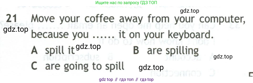 Английский язык (english), 10 класс контрольные задания (test booklet), авторы: Афанасьева Ольга Васильевна (Afanasyeva Olga), Дули Дженни (Dooley Jenny), Михеева Ирина Владимировна (Mikheeva Irina), Эванс Вирджиния (Evans Virginia), издательство Просвещение, Москва, 2019, красного цвета, страница 5, номер 21, Условие