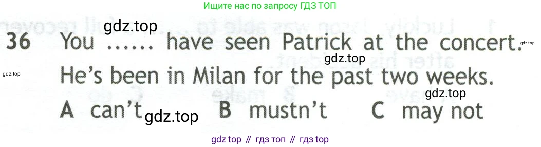 Английский язык (english), 10 класс контрольные задания (test booklet), авторы: Афанасьева Ольга Васильевна (Afanasyeva Olga), Дули Дженни (Dooley Jenny), Михеева Ирина Владимировна (Mikheeva Irina), Эванс Вирджиния (Evans Virginia), издательство Просвещение, Москва, 2019, красного цвета, страница 6, номер 36, Условие
