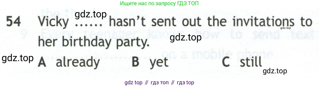 Английский язык (english), 10 класс контрольные задания (test booklet), авторы: Афанасьева Ольга Васильевна (Afanasyeva Olga), Дули Дженни (Dooley Jenny), Михеева Ирина Владимировна (Mikheeva Irina), Эванс Вирджиния (Evans Virginia), издательство Просвещение, Москва, 2019, красного цвета, страница 7, номер 54, Условие