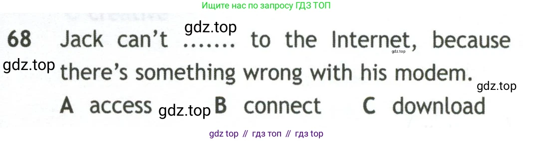 Английский язык (english), 10 класс контрольные задания (test booklet), авторы: Афанасьева Ольга Васильевна (Afanasyeva Olga), Дули Дженни (Dooley Jenny), Михеева Ирина Владимировна (Mikheeva Irina), Эванс Вирджиния (Evans Virginia), издательство Просвещение, Москва, 2019, красного цвета, страница 7, номер 68, Условие