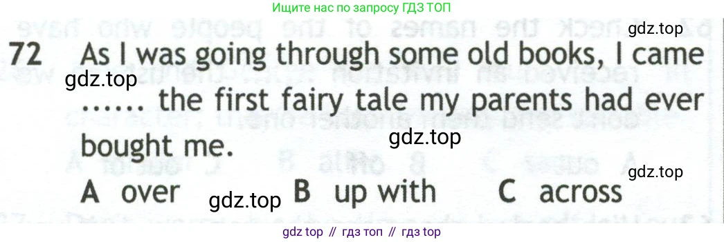 Английский язык (english), 10 класс контрольные задания (test booklet), авторы: Афанасьева Ольга Васильевна (Afanasyeva Olga), Дули Дженни (Dooley Jenny), Михеева Ирина Владимировна (Mikheeva Irina), Эванс Вирджиния (Evans Virginia), издательство Просвещение, Москва, 2019, красного цвета, страница 8, номер 72, Условие
