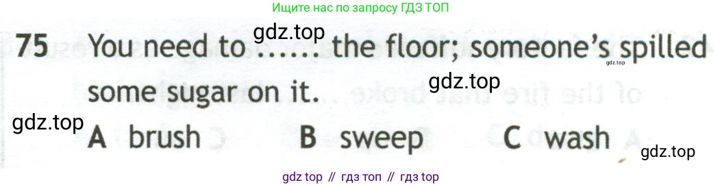 Английский язык (english), 10 класс контрольные задания (test booklet), авторы: Афанасьева Ольга Васильевна (Afanasyeva Olga), Дули Дженни (Dooley Jenny), Михеева Ирина Владимировна (Mikheeva Irina), Эванс Вирджиния (Evans Virginia), издательство Просвещение, Москва, 2019, красного цвета, страница 8, номер 75, Условие