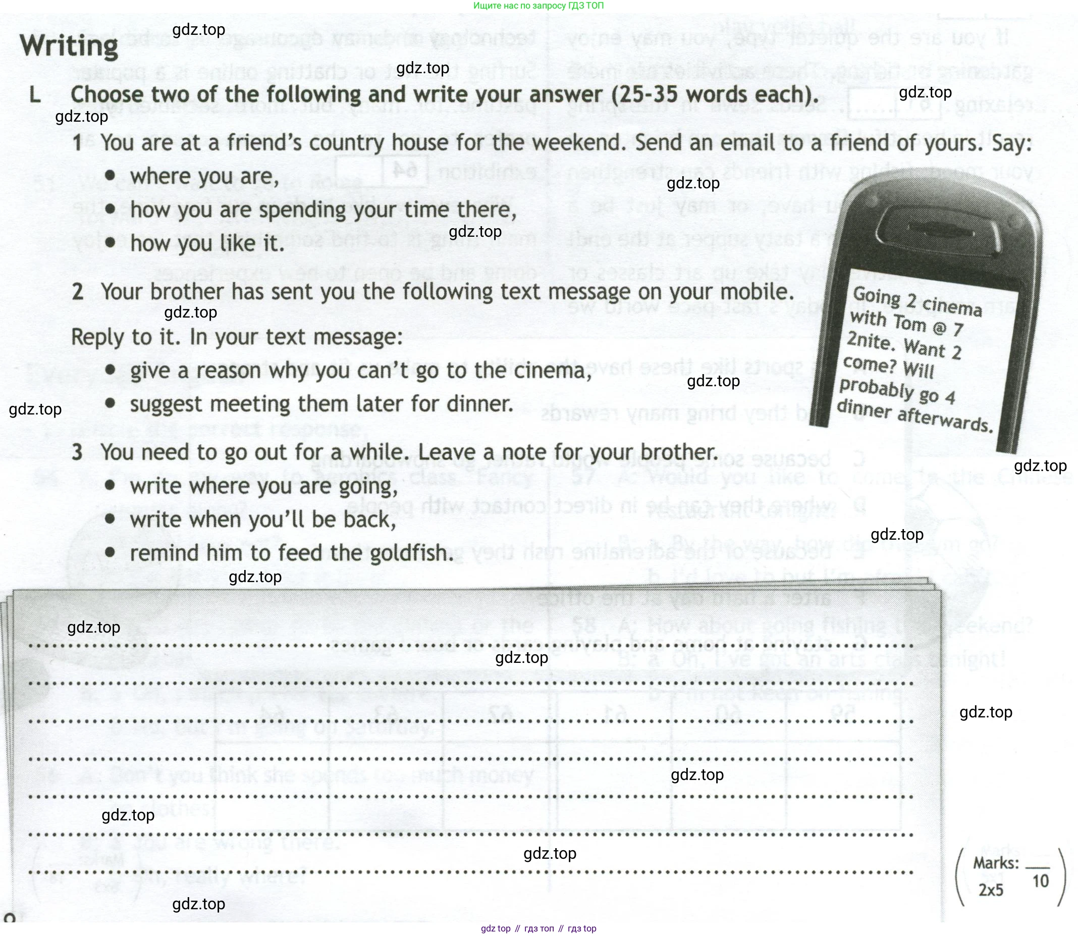 Английский язык (english), 10 класс контрольные задания (test booklet), авторы: Афанасьева Ольга Васильевна (Afanasyeva Olga), Дули Дженни (Dooley Jenny), Михеева Ирина Владимировна (Mikheeva Irina), Эванс Вирджиния (Evans Virginia), издательство Просвещение, Москва, 2019, красного цвета, страница 18, номер L, Условие