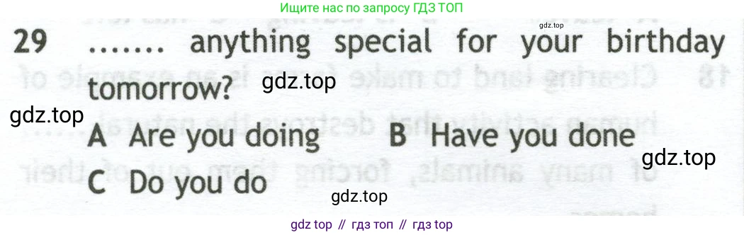 Английский язык (english), 10 класс контрольные задания (test booklet), авторы: Афанасьева Ольга Васильевна (Afanasyeva Olga), Дули Дженни (Dooley Jenny), Михеева Ирина Владимировна (Mikheeva Irina), Эванс Вирджиния (Evans Virginia), издательство Просвещение, Москва, 2019, красного цвета, страница 32, номер 29, Условие