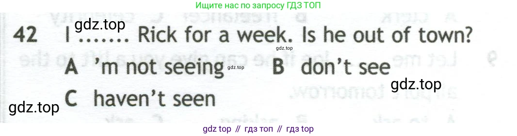 Английский язык (english), 10 класс контрольные задания (test booklet), авторы: Афанасьева Ольга Васильевна (Afanasyeva Olga), Дули Дженни (Dooley Jenny), Михеева Ирина Владимировна (Mikheeva Irina), Эванс Вирджиния (Evans Virginia), издательство Просвещение, Москва, 2019, красного цвета, страница 32, номер 42, Условие