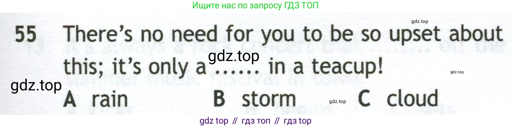 Английский язык (english), 10 класс контрольные задания (test booklet), авторы: Афанасьева Ольга Васильевна (Afanasyeva Olga), Дули Дженни (Dooley Jenny), Михеева Ирина Владимировна (Mikheeva Irina), Эванс Вирджиния (Evans Virginia), издательство Просвещение, Москва, 2019, красного цвета, страница 33, номер 55, Условие