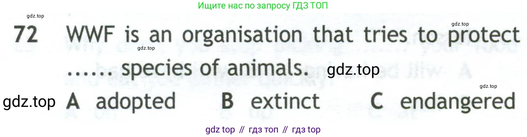 Английский язык (english), 10 класс контрольные задания (test booklet), авторы: Афанасьева Ольга Васильевна (Afanasyeva Olga), Дули Дженни (Dooley Jenny), Михеева Ирина Владимировна (Mikheeva Irina), Эванс Вирджиния (Evans Virginia), издательство Просвещение, Москва, 2019, красного цвета, страница 34, номер 72, Условие