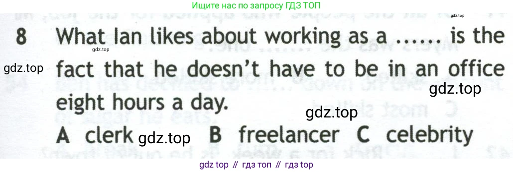 Английский язык (english), 10 класс контрольные задания (test booklet), авторы: Афанасьева Ольга Васильевна (Afanasyeva Olga), Дули Дженни (Dooley Jenny), Михеева Ирина Владимировна (Mikheeva Irina), Эванс Вирджиния (Evans Virginia), издательство Просвещение, Москва, 2019, красного цвета, страница 31, номер 8, Условие