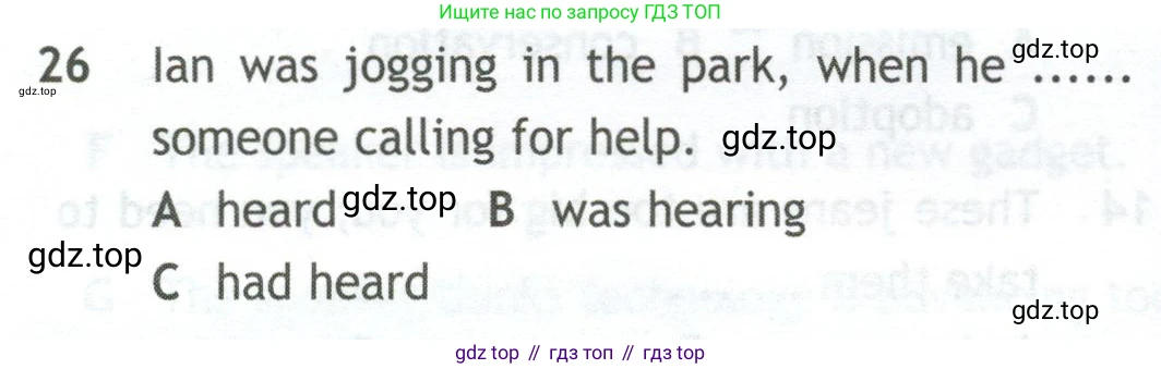 Английский язык (english), 10 класс контрольные задания (test booklet), авторы: Афанасьева Ольга Васильевна (Afanasyeva Olga), Дули Дженни (Dooley Jenny), Михеева Ирина Владимировна (Mikheeva Irina), Эванс Вирджиния (Evans Virginia), издательство Просвещение, Москва, 2019, красного цвета, страница 56, номер 26, Условие