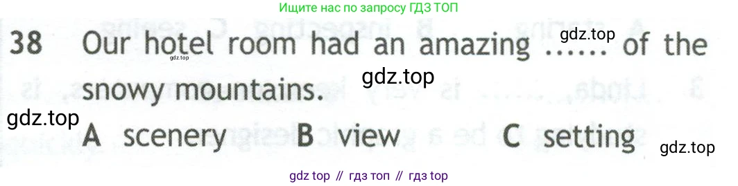 Английский язык (english), 10 класс контрольные задания (test booklet), авторы: Афанасьева Ольга Васильевна (Afanasyeva Olga), Дули Дженни (Dooley Jenny), Михеева Ирина Владимировна (Mikheeva Irina), Эванс Вирджиния (Evans Virginia), издательство Просвещение, Москва, 2019, красного цвета, страница 56, номер 38, Условие