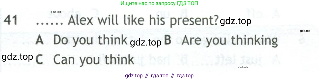 Английский язык (english), 10 класс контрольные задания (test booklet), авторы: Афанасьева Ольга Васильевна (Afanasyeva Olga), Дули Дженни (Dooley Jenny), Михеева Ирина Владимировна (Mikheeva Irina), Эванс Вирджиния (Evans Virginia), издательство Просвещение, Москва, 2019, красного цвета, страница 56, номер 41, Условие