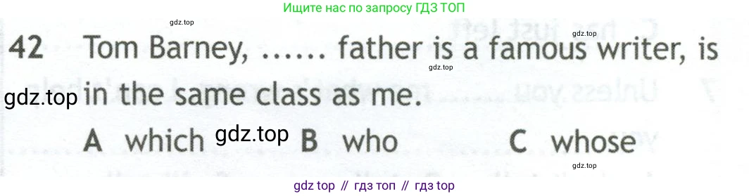 Английский язык (english), 10 класс контрольные задания (test booklet), авторы: Афанасьева Ольга Васильевна (Afanasyeva Olga), Дули Дженни (Dooley Jenny), Михеева Ирина Владимировна (Mikheeva Irina), Эванс Вирджиния (Evans Virginia), издательство Просвещение, Москва, 2019, красного цвета, страница 56, номер 42, Условие