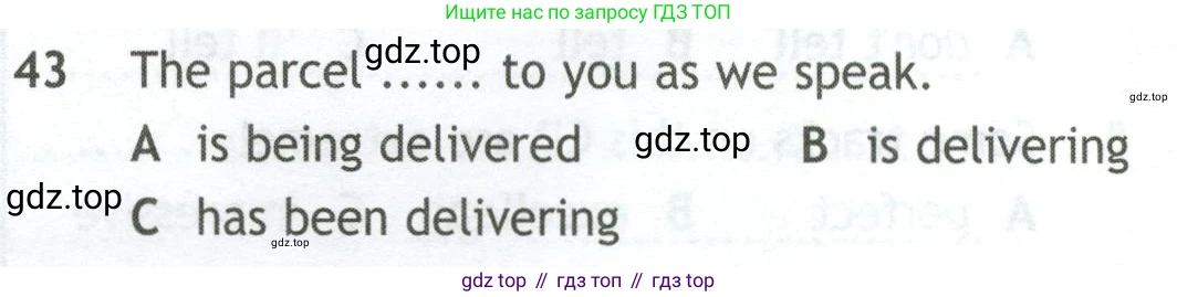 Английский язык (english), 10 класс контрольные задания (test booklet), авторы: Афанасьева Ольга Васильевна (Afanasyeva Olga), Дули Дженни (Dooley Jenny), Михеева Ирина Владимировна (Mikheeva Irina), Эванс Вирджиния (Evans Virginia), издательство Просвещение, Москва, 2019, красного цвета, страница 56, номер 43, Условие