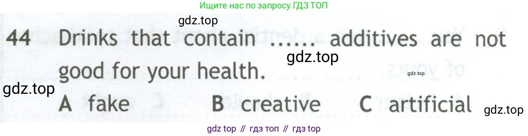 Английский язык (english), 10 класс контрольные задания (test booklet), авторы: Афанасьева Ольга Васильевна (Afanasyeva Olga), Дули Дженни (Dooley Jenny), Михеева Ирина Владимировна (Mikheeva Irina), Эванс Вирджиния (Evans Virginia), издательство Просвещение, Москва, 2019, красного цвета, страница 56, номер 44, Условие