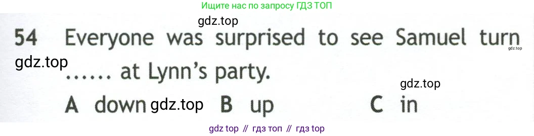 Английский язык (english), 10 класс контрольные задания (test booklet), авторы: Афанасьева Ольга Васильевна (Afanasyeva Olga), Дули Дженни (Dooley Jenny), Михеева Ирина Владимировна (Mikheeva Irina), Эванс Вирджиния (Evans Virginia), издательство Просвещение, Москва, 2019, красного цвета, страница 57, номер 54, Условие