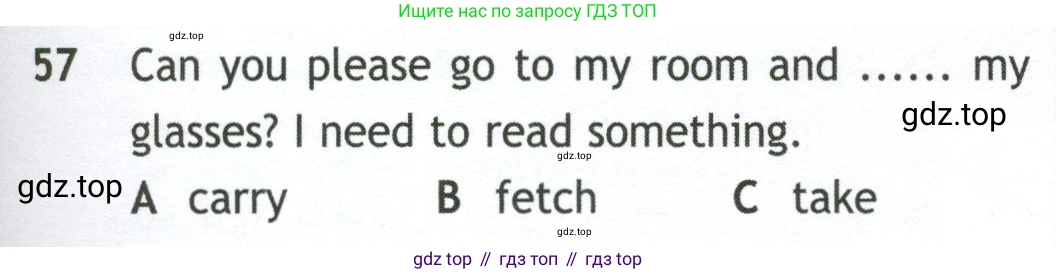 Английский язык (english), 10 класс контрольные задания (test booklet), авторы: Афанасьева Ольга Васильевна (Afanasyeva Olga), Дули Дженни (Dooley Jenny), Михеева Ирина Владимировна (Mikheeva Irina), Эванс Вирджиния (Evans Virginia), издательство Просвещение, Москва, 2019, красного цвета, страница 57, номер 57, Условие