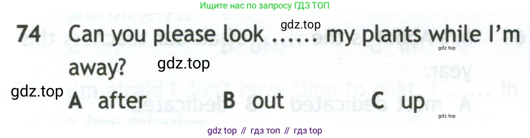 Английский язык (english), 10 класс контрольные задания (test booklet), авторы: Афанасьева Ольга Васильевна (Afanasyeva Olga), Дули Дженни (Dooley Jenny), Михеева Ирина Владимировна (Mikheeva Irina), Эванс Вирджиния (Evans Virginia), издательство Просвещение, Москва, 2019, красного цвета, страница 58, номер 74, Условие