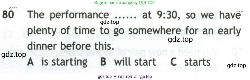 Английский язык (english), 10 класс контрольные задания (test booklet), авторы: Афанасьева Ольга Васильевна (Afanasyeva Olga), Дули Дженни (Dooley Jenny), Михеева Ирина Владимировна (Mikheeva Irina), Эванс Вирджиния (Evans Virginia), издательство Просвещение, Москва, 2019, красного цвета, страница 58, номер 80, Условие