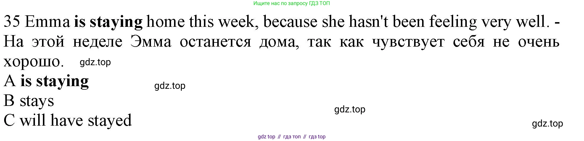 Английский язык (english), 10 класс контрольные задания (test booklet), авторы: Афанасьева Ольга Васильевна (Afanasyeva Olga), Дули Дженни (Dooley Jenny), Михеева Ирина Владимировна (Mikheeva Irina), Эванс Вирджиния (Evans Virginia), издательство Просвещение, Москва, 2019, красного цвета, страница 6, номер 35, Решение 1