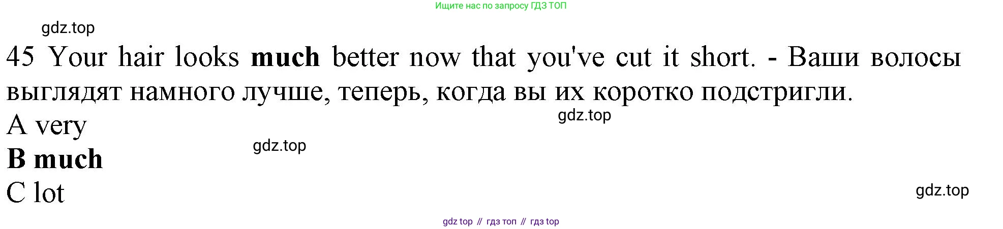Английский язык (english), 10 класс контрольные задания (test booklet), авторы: Афанасьева Ольга Васильевна (Afanasyeva Olga), Дули Дженни (Dooley Jenny), Михеева Ирина Владимировна (Mikheeva Irina), Эванс Вирджиния (Evans Virginia), издательство Просвещение, Москва, 2019, красного цвета, страница 6, номер 45, Решение 1