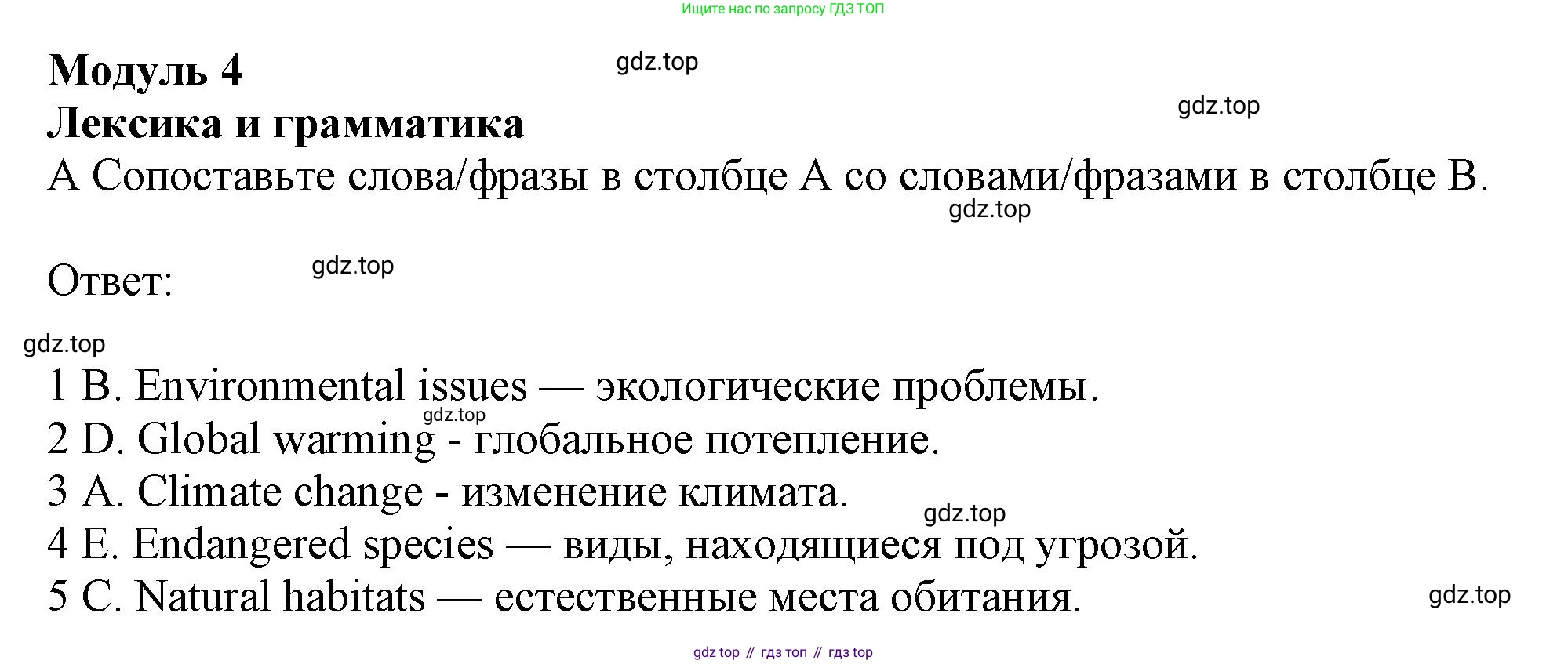 Английский язык (english), 10 класс контрольные задания (test booklet), авторы: Афанасьева Ольга Васильевна (Afanasyeva Olga), Дули Дженни (Dooley Jenny), Михеева Ирина Владимировна (Mikheeva Irina), Эванс Вирджиния (Evans Virginia), издательство Просвещение, Москва, 2019, красного цвета, страница 25, номер A, Решение 1