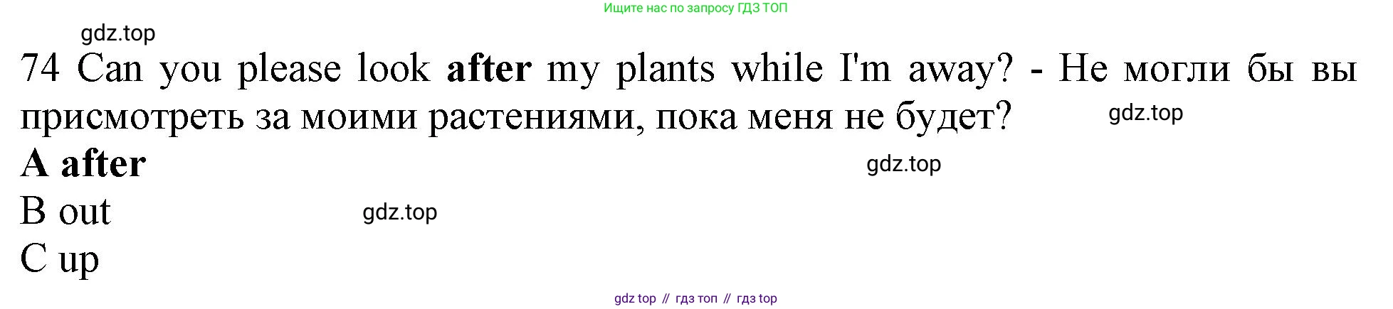 Английский язык (english), 10 класс контрольные задания (test booklet), авторы: Афанасьева Ольга Васильевна (Afanasyeva Olga), Дули Дженни (Dooley Jenny), Михеева Ирина Владимировна (Mikheeva Irina), Эванс Вирджиния (Evans Virginia), издательство Просвещение, Москва, 2019, красного цвета, страница 58, номер 74, Решение 1