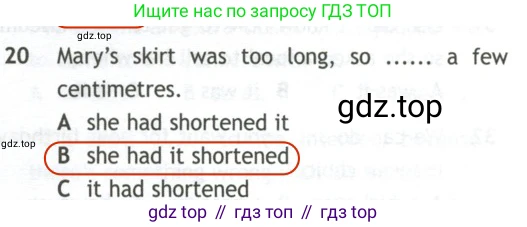 Английский язык (english), 10 класс контрольные задания (test booklet), авторы: Афанасьева Ольга Васильевна (Afanasyeva Olga), Дули Дженни (Dooley Jenny), Михеева Ирина Владимировна (Mikheeva Irina), Эванс Вирджиния (Evans Virginia), издательство Просвещение, Москва, 2019, красного цвета, страница 5, номер 20, Решение 2