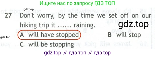 Английский язык (english), 10 класс контрольные задания (test booklet), авторы: Афанасьева Ольга Васильевна (Afanasyeva Olga), Дули Дженни (Dooley Jenny), Михеева Ирина Владимировна (Mikheeva Irina), Эванс Вирджиния (Evans Virginia), издательство Просвещение, Москва, 2019, красного цвета, страница 6, номер 27, Решение 2