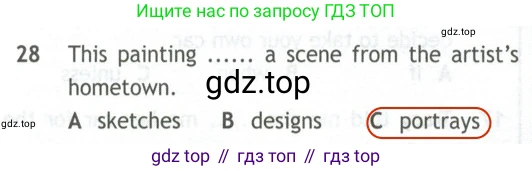 Английский язык (english), 10 класс контрольные задания (test booklet), авторы: Афанасьева Ольга Васильевна (Afanasyeva Olga), Дули Дженни (Dooley Jenny), Михеева Ирина Владимировна (Mikheeva Irina), Эванс Вирджиния (Evans Virginia), издательство Просвещение, Москва, 2019, красного цвета, страница 6, номер 28, Решение 2